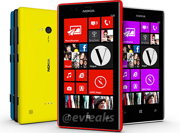 โผล่มาแล้วภาพเต็มๆ Press shot Nokia Lumia 720 และ 520