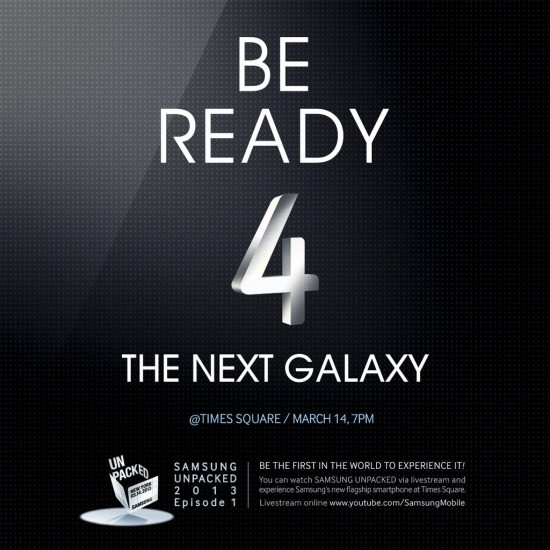 Samsung Galaxy S IV มี 2 สี ดำและขาว หน่วยความจำภายใน 64GB?