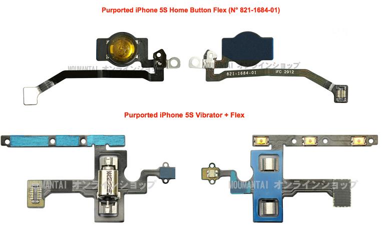 พบชิ้นส่วน iPhone 5S บางส่วนแล้ว ไม่เห็นเทคโนโลยีตรวจจับรอยนิ้วมือที่ปุ่ม Home