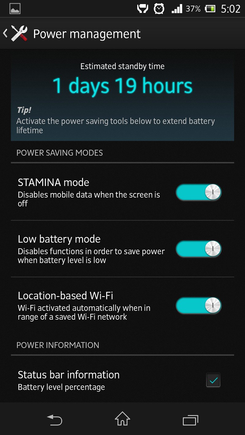 เผย Sony Xperia Z ไม่สามารถใช้ Stamina Mode ได้ใน Firmware ล่าสุด 10.1A.1.434