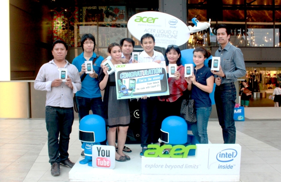 Acer แจกจริง Acer Liquid C1 | I110 และบัตรชมภาพยนตร์ จากกิจกรรม Acer Unlock the Code with Liquid C1