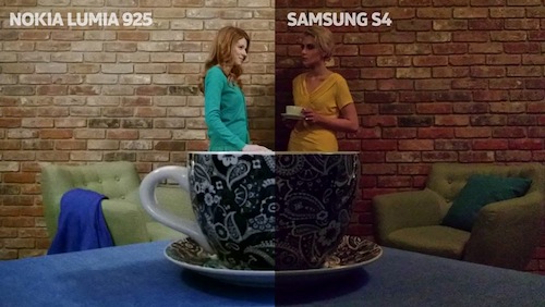 เมื่อ Nokia อยากโชว์ Lumia 925 จับ HTC One / Xperia Z / Galaxy S4 / iPhone 5 มาพบกันที่แสงน้อย