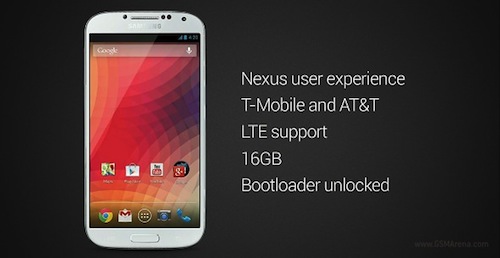 สมาชิกใหม่ของ Pure Google นั้นคือ…Galaxy S4