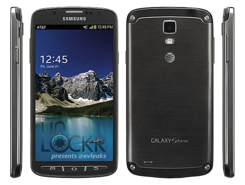 ยืนยันภาพหลุดครั้งแรกกับ Galaxy S4 Active จาก AT&T
