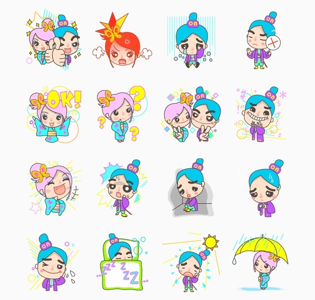 อิออนแจกฟรีสติ๊กเกอร์ LINE “เอ๊ะจัง (AE-chan) และ อ้อนคุน (ON-kun)” เวอร์ชั่น 2