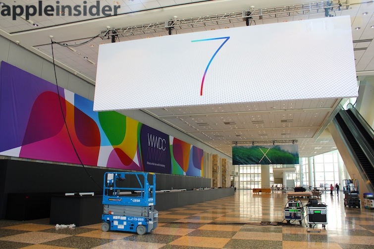 เชิญชม… Apple ตกแต่งสถานที่จัดงาน WWDC 2013 ได้สวยสดขนาดไหน