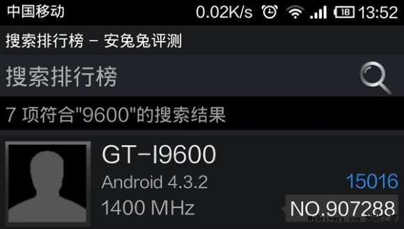 รุ่นอะไรหว่า? โผล่ผลทดสอบ Samsung Galaxy I9600 ใช้ Android 4.3