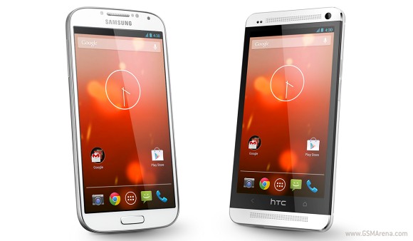 เริ่มขายแล้ว Samsung Galaxy S4 และ HTC One รุ่น Google Edition
