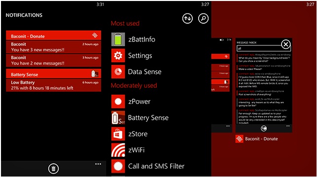 ในที่สุด… หลุดตัวอย่าง Notifications Center ของ WP8 (สักที)