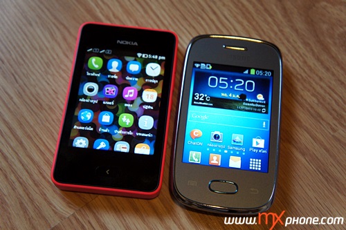 Nokia Asha 501 ท้าดวล Samsung Galaxy Pocket Neo รุ่นจิ๋วราคาแจ๋ว
