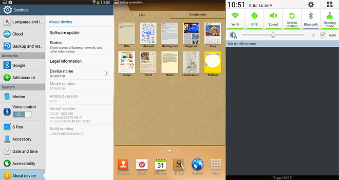 Galaxy Note 8.0 เตรียมเฮ… แอบดู Android 4.2.2 หลุดเบาๆ ก่อนอัพจริง