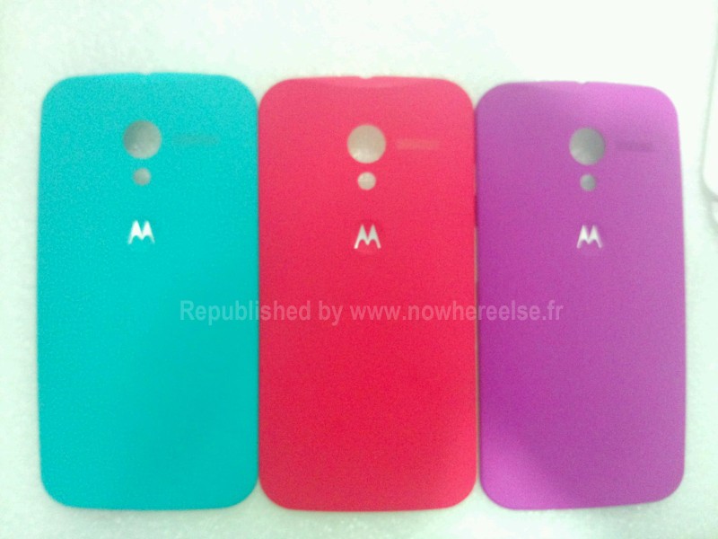 หลุดภาพฝาหลังของ Moto X หลากสีสัน