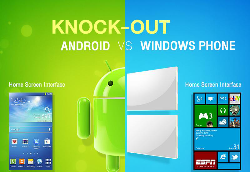 เทียบกันหน่อย Windows Phone กับ Android แตกต่างกันอย่างไรบ้าง
