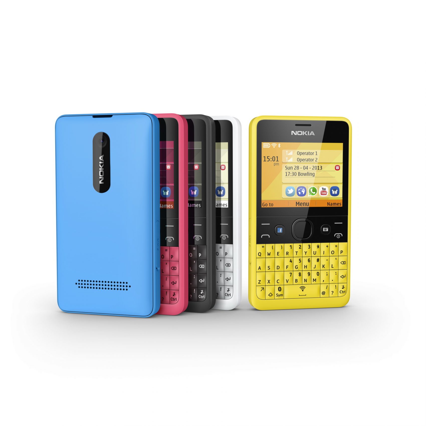 วางขายแล้ว Nokia Asha 210 สมาร์ทโฟนสองซิมมีปุ่มลัด Facebook ราคาเบาๆ 2,090 บาท