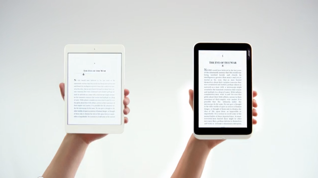 Microsoft ออกโฆษณาชน iPad Mini ด้วยแทบเล็ต Acer