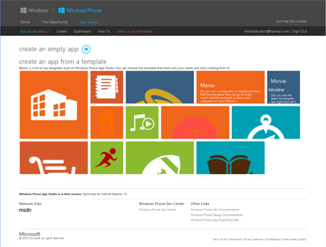 สร้างแอพบน Windows Phone ง่ายๆ ด้วย App Studio