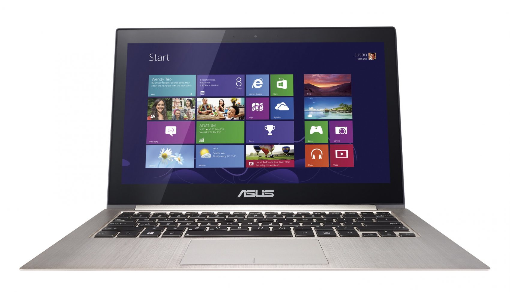 เอซุส” เปิดตัว “Zenbook Touch” จอมัลติทัช Full HD บางเฉียบ ล้ำอนาคต