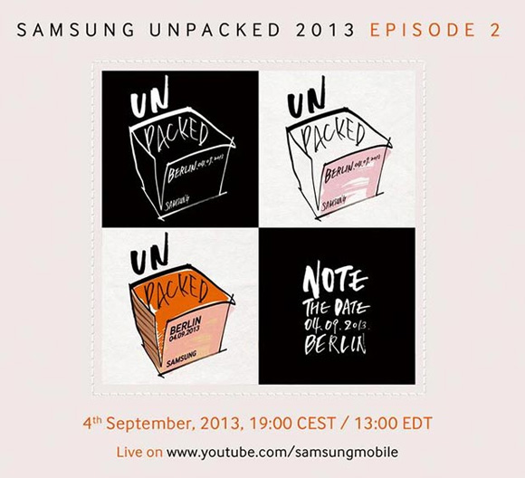 Samsung ร่อนบัตรเชิญสื่อเข้าร่วมงานเปิดตัว “Unpacked 2013 EP2”
