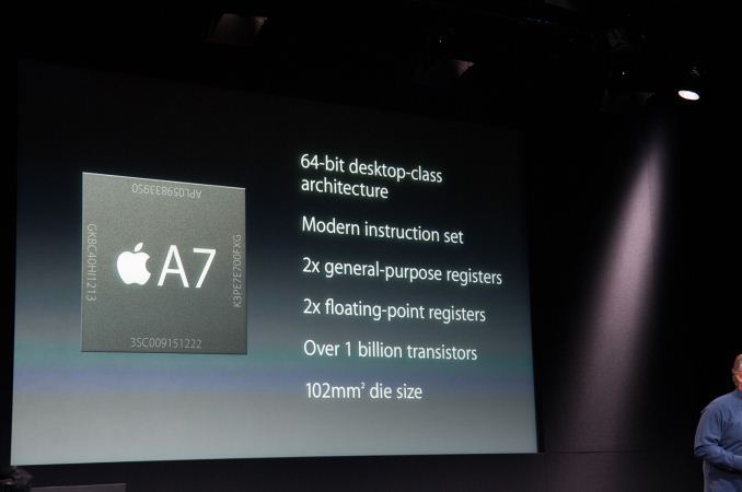 Apple A7 เป็นแค่ Dual Core