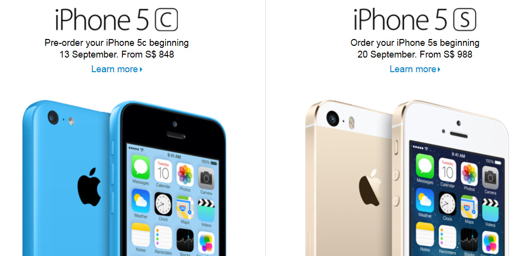 แพงแค่ไหนก็ซื้อกันได้?!? เทียบราคาเครื่องเปล่า iPhone 5S และ iPhone 5C จากสิงคโปร์ เริ่มต้นที่ 21,600 บาท