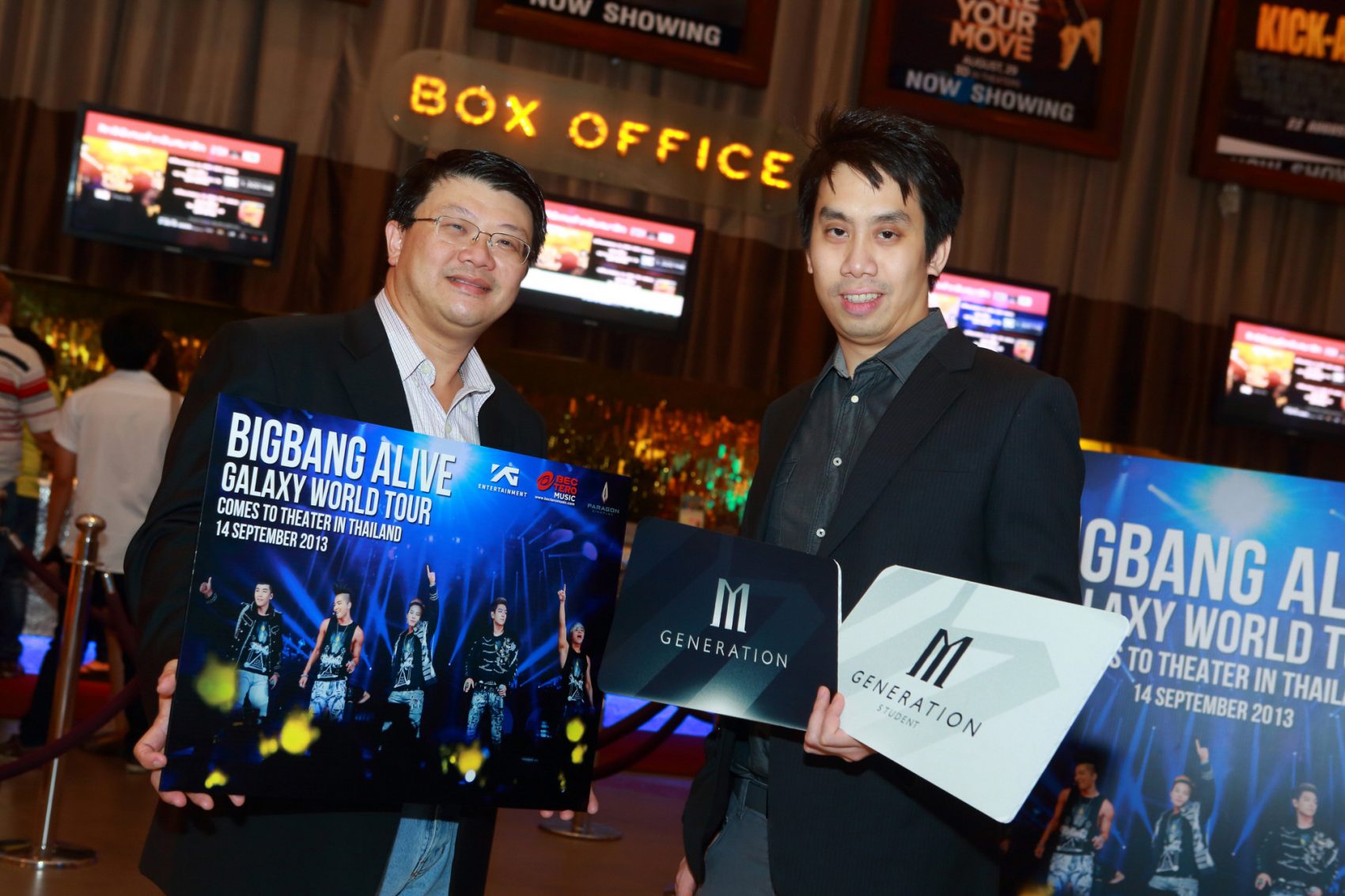 บีอีซี-เทโร มิวสิค เปิดประสบการณ์ใหม่ให้คนไทยดูคอนเสิร์ตในโรงหนัง ประเดิมศิลปินเบอร์แรกกับ 5 หนุ่ม บอยแบนด์ “BIGBANG (บิ๊กแบง)”