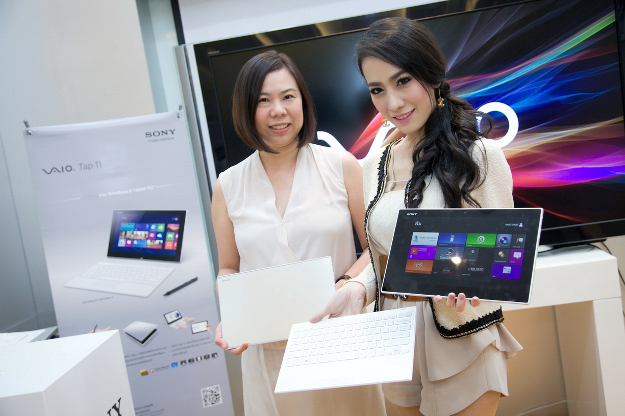 โซนี่เปิดตัว VAIO Tap 11 วินโดวส์แท็บเล็ทพีซีที่ใช้ Intel Core Processor ที่บางที่สุดในโลก