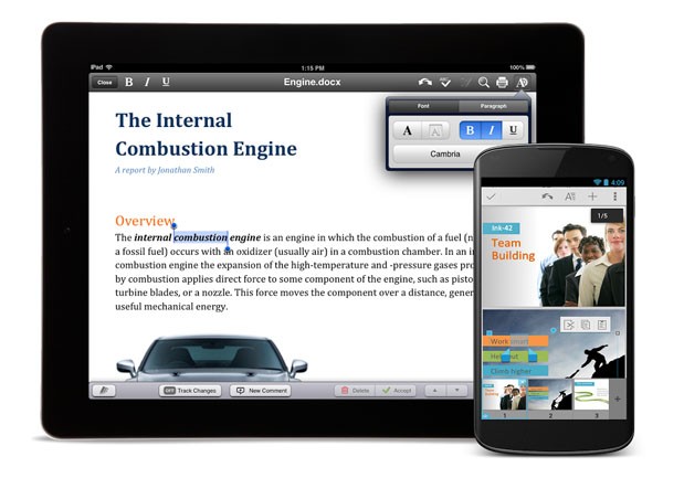 Quickoffice กลายเป็นแอพฟรีทั้งบน iOS/Android
