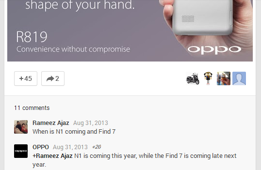 เรือธง Oppo : N1 ปีนี้ Find 7 ปีหน้า