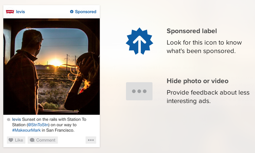 โฆษณาของ Instagram จะมีหน้าตาแบบนี้