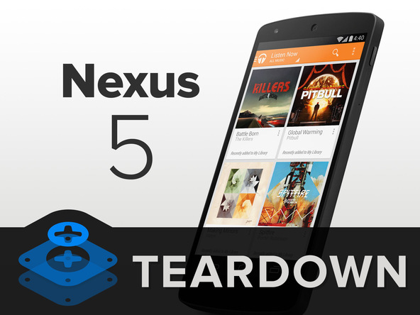 iFixit ทดสอบถอดประกอบ LG Nexus 5 ซ่อมง่าย 8 เต็ม 10 คะแนน