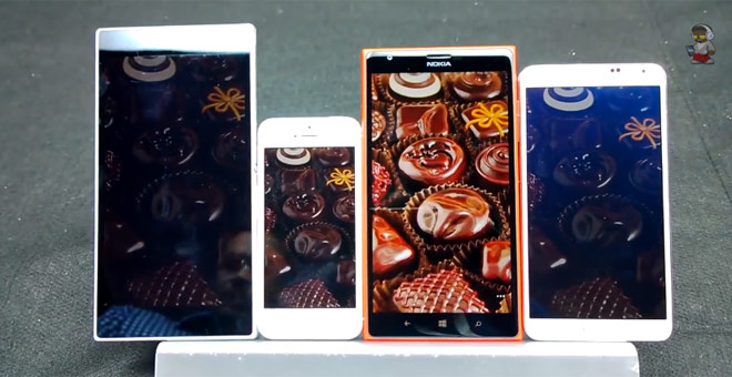 Lumia 1520 อวดทีเด็ด Assertive Display ทดสอบหน้าจอกลางแจ้งแสงจัด