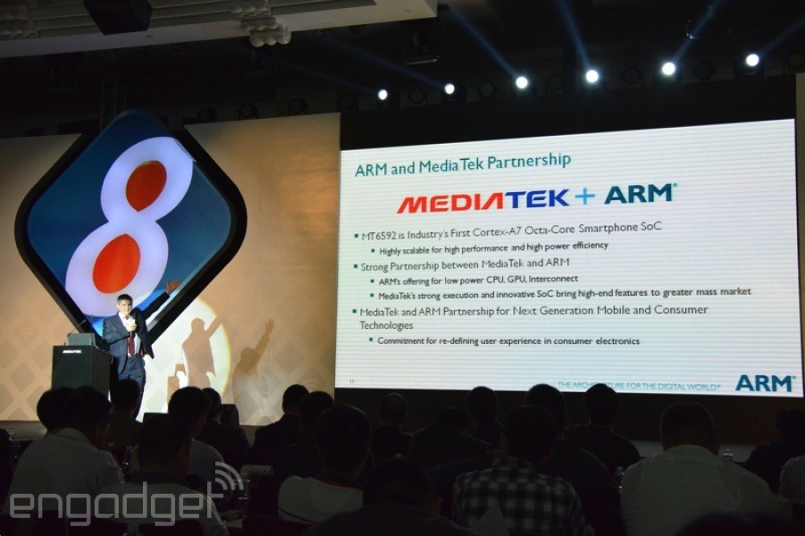 สวนปลายคาง… MediaTek เปิดตัวหน่วยประมวลผล MT6592 ทำงานอิสระแบบ 8 คอร์ตัวแรก
