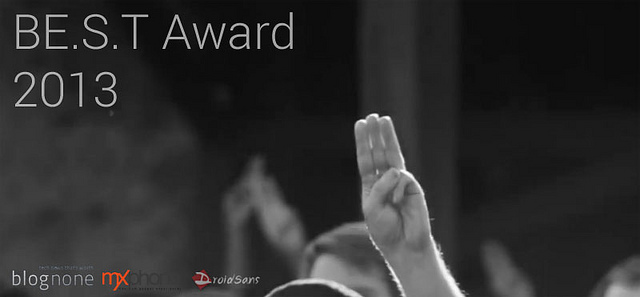 คุณเป็นส่วนหนึ่งได้ใน BE.S.T Awards 2013 (Best Smartphone & Tablet Award 2013) โหวตสุดยอดสมาร์ทโฟนในดวงใจ