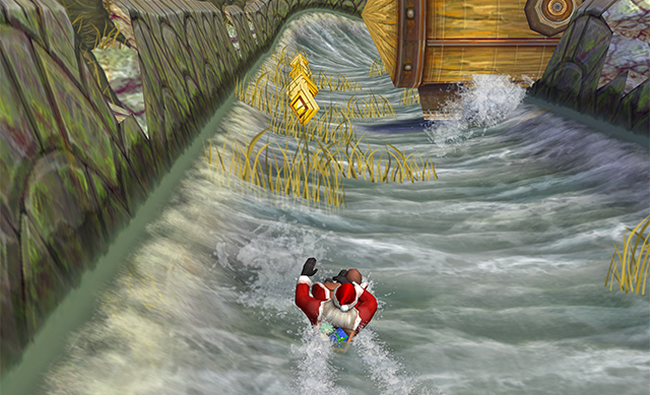 Temple Run 2 รับคริสมาส ให้เล่นเป็นซานตาคลอส