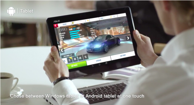 หลุดก่อนซะแล้ว แทบเล็ตแปลงร่าง Android / Windows 8 จาก Asus