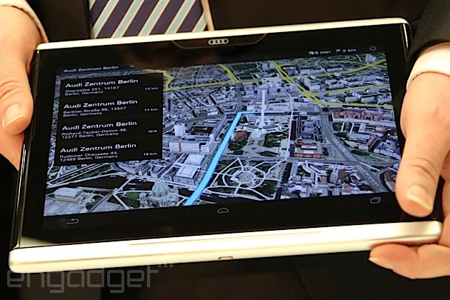 Audi เปิดตัวหน้าจออัจฉริยะ แท้จริงก็คือแทบเล็ต Android 10.2 นิ้ว