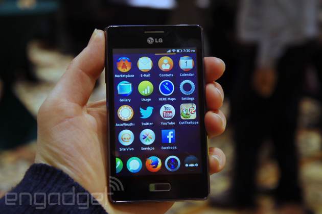 โทรศัพท์ LG ตัวแรกที่ใช้ Firefox OS มีชื่อว่า Fireweb