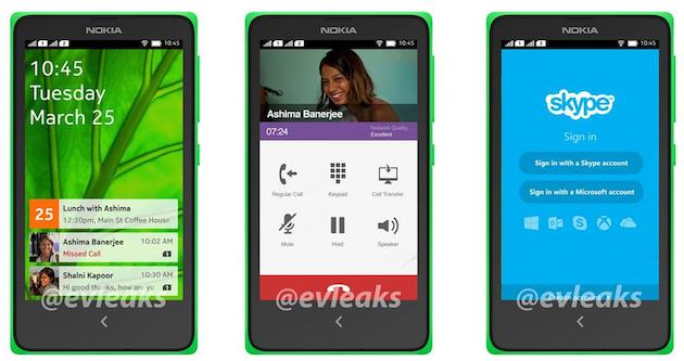 รูปหลุดหน้าตา Nokia Android