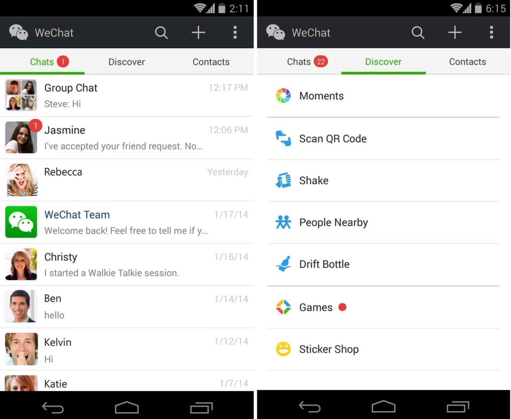 ยกระดับโลกโซเชียลของคุณด้วย WeChat 5.2 ติดต่อกับเพื่อนได้ทุกที่ทุกเวลาง่ายยิ่งขึ้นด้วย WeChat เวอร์ชั่นล่าสุดสำหรับ Android