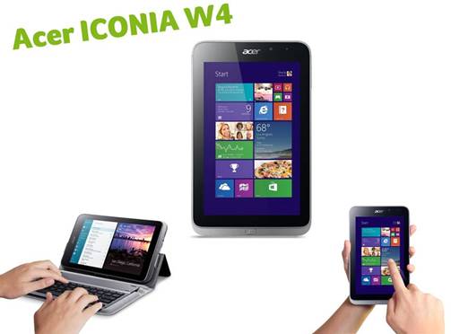Acer ICONIA W4 วินโดวส์แท็บเล็ตหน้าจอ 8 นิ้ว พร้อมระบบปฏิบัติการ Windows 8.1 สะดวกพกพา รองรับ 3G เต็มศักยภาพการทำงาน