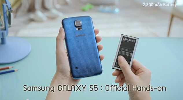 มาดูเรียกน้ำย่อยกับ Samsung GALAXY S5 : Official Hands-on คลิปอวดตัวเครื่องแบบชัดๆ