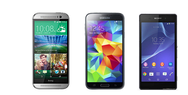 ประชันเทพสมาร์ทโฟนต้นปี 2014 ใครดีใครอยู่ SONY, HTC, Samsung