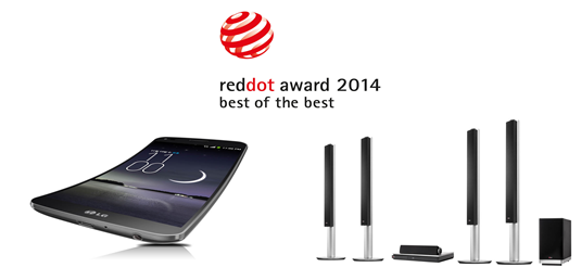 แอลจีคว้า 33 รางวัลสุดยอดดีไซน์จาก RED DOT AWARDS ประจำปี 2557