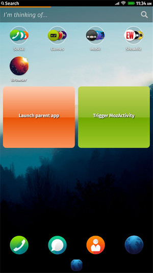 Sony สาธิตตัวอย่างลูกเล่นความสามารถ Widget สำหรับ Firefox OS!!