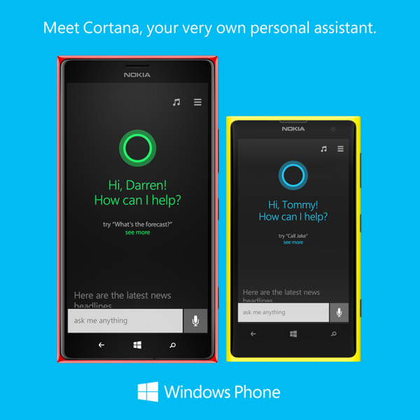 Cortana เลขาส่วนตัวของ Windows Phone 8.1 ท้าชน Siri