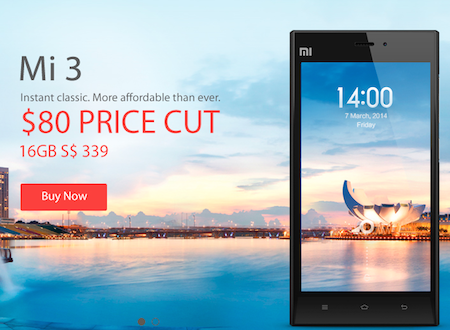 เฮ้ยเอาจริงดิ… Xiaomi ปรับราคา Mi3 ใหม่ เริ่มต้นไม่ถึง 9,000 บาท ก็โหดได้