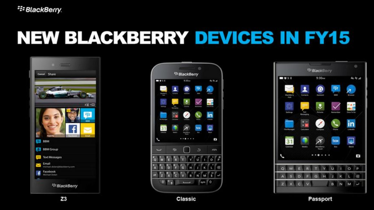 BlackBerry แย้มรุ่นใหม่ BlackBerry Classic และ BlackBerry Passport