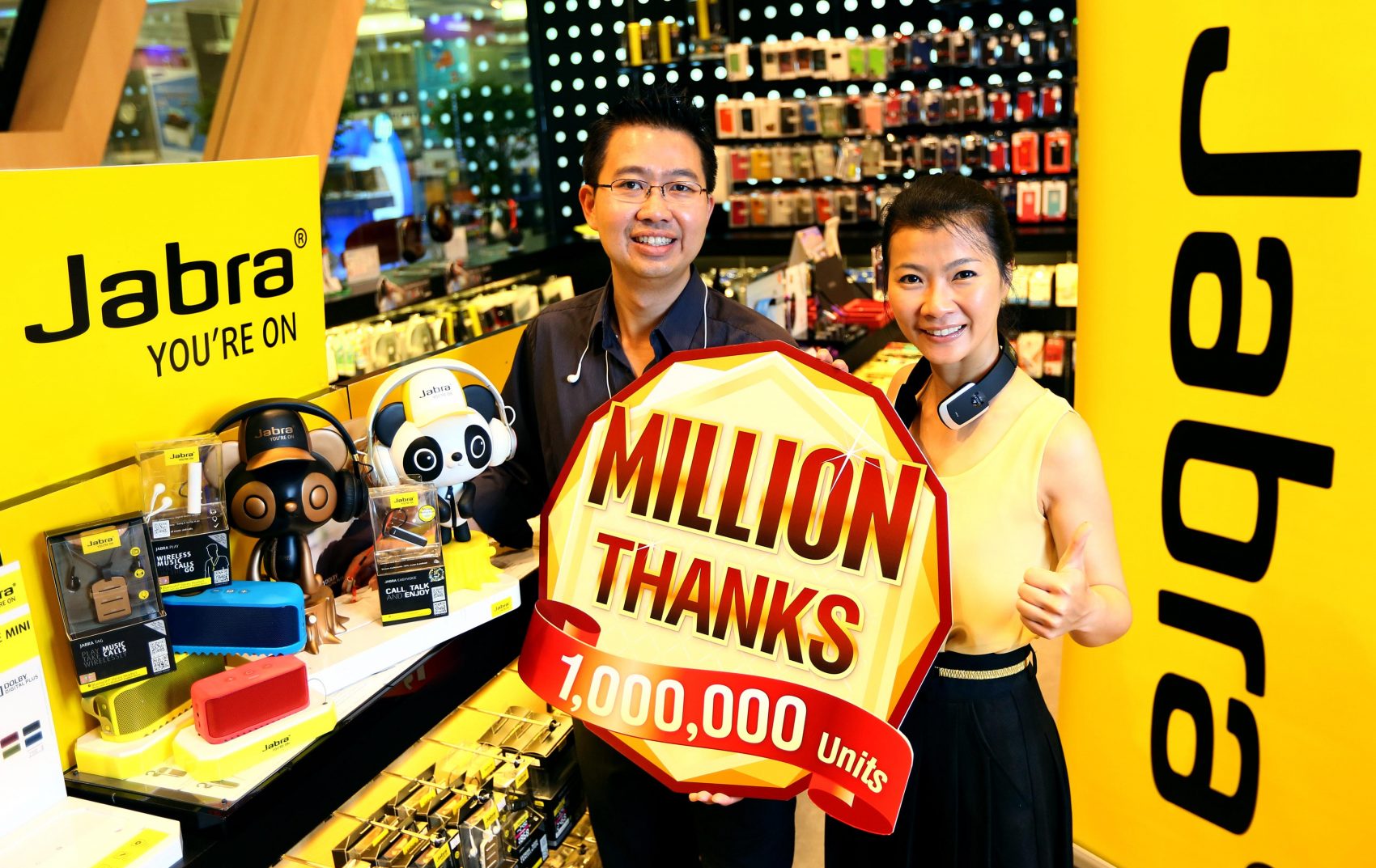 อาร์ทีบี เทคโนโลยี ประกาศความสำเร็จ “จาบรา” (Jabra) ยอดขายทะลุล้านยูนิต พร้อมเปิดตัวแคมเปญใหญ่คืนกำไรลูกค้า ปูพรมสู่การเป็นผู้นำด้าน Wireless Music