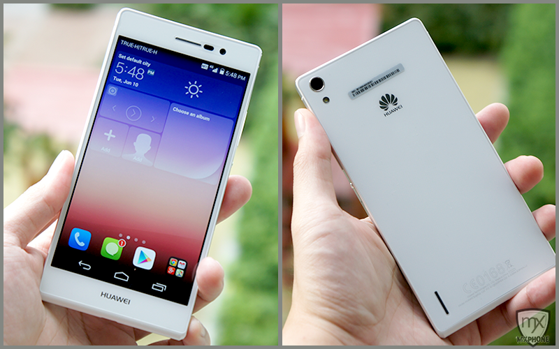 [Review] Huawei Ascend P7 สวยบางเบา หน้าจอ Full HD รองรับ 4G LTE พร้อมกล้อง Selfie 8MP และ NFC