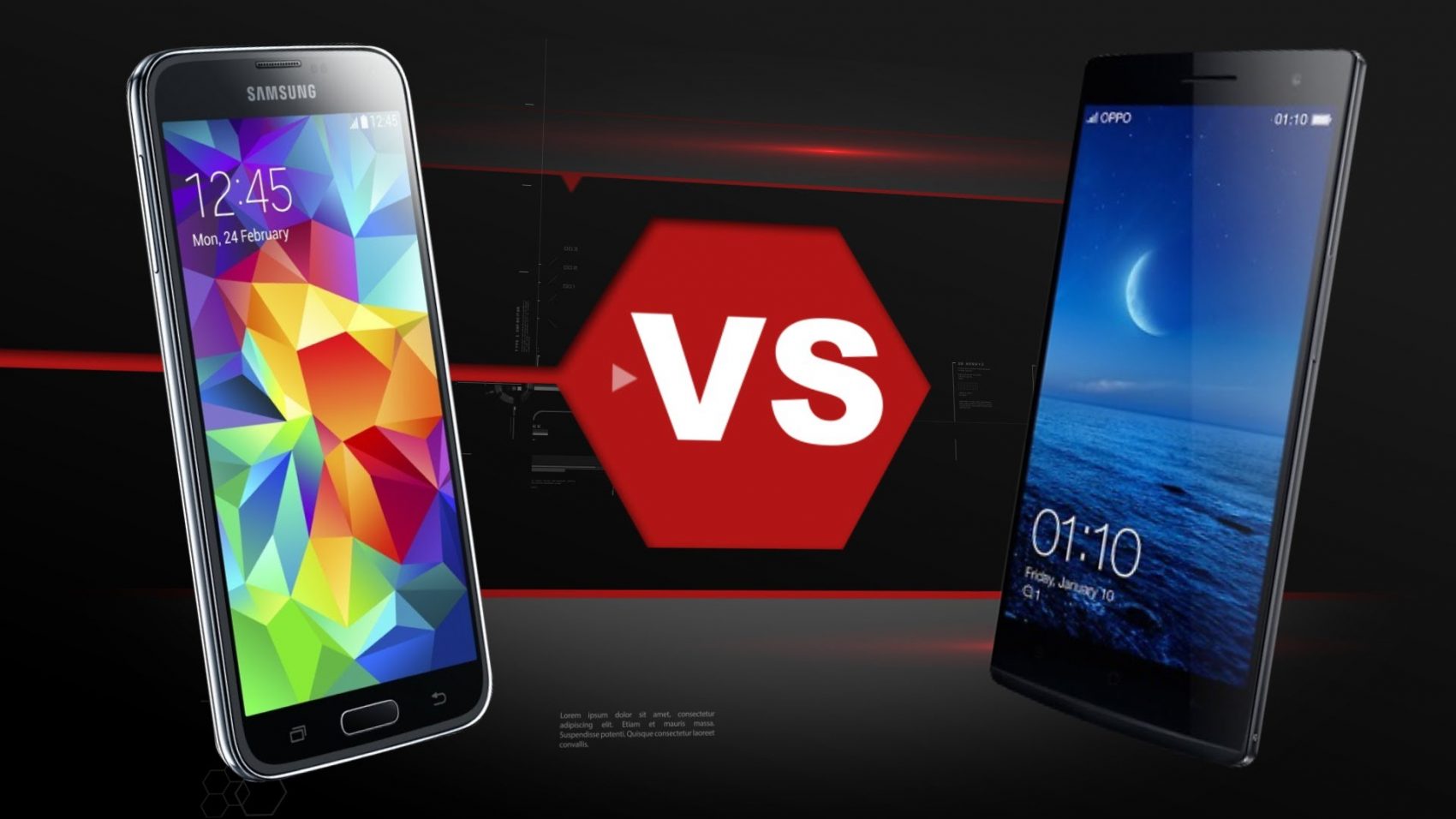 OPPO Find 7 VS Samsung Galaxy S5 การประชันหน้าระหว่างสมาร์ทโฟนแห่ง ปี  2014